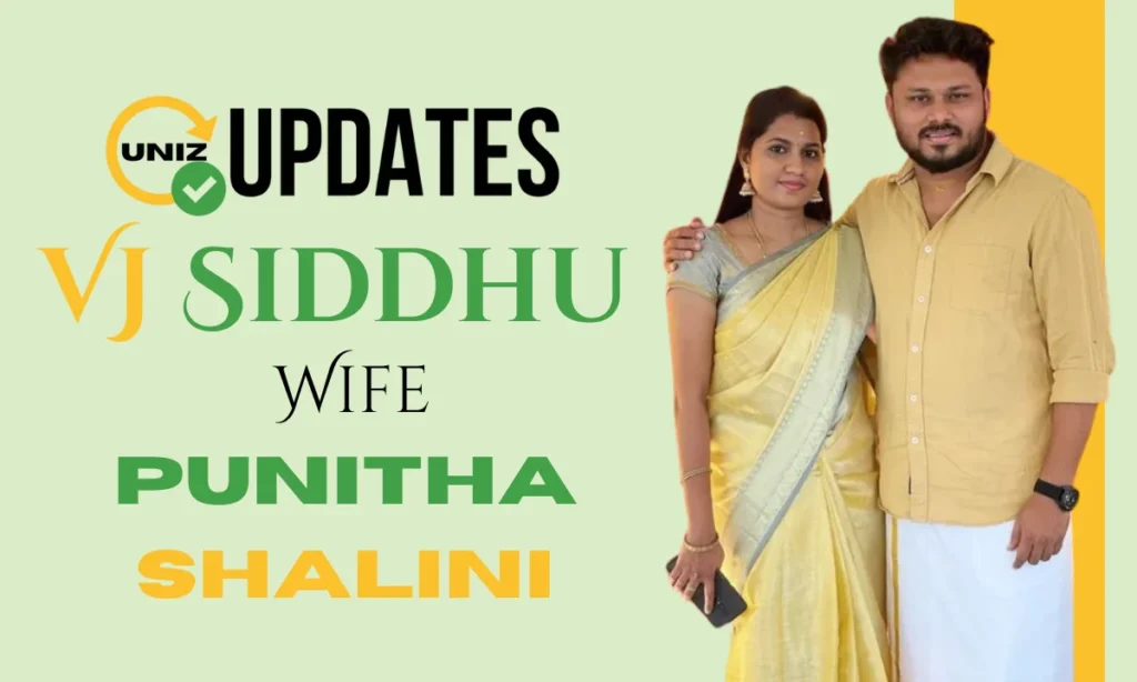 VJ Siddhu Wife