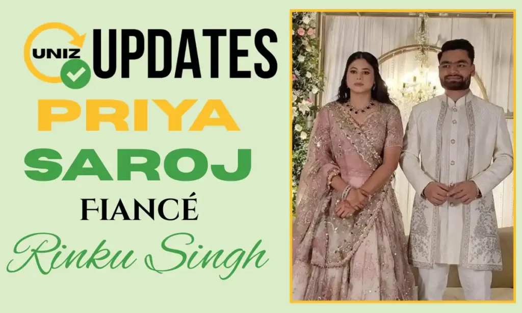 Priya Saroj and Rinku Singh Engaged