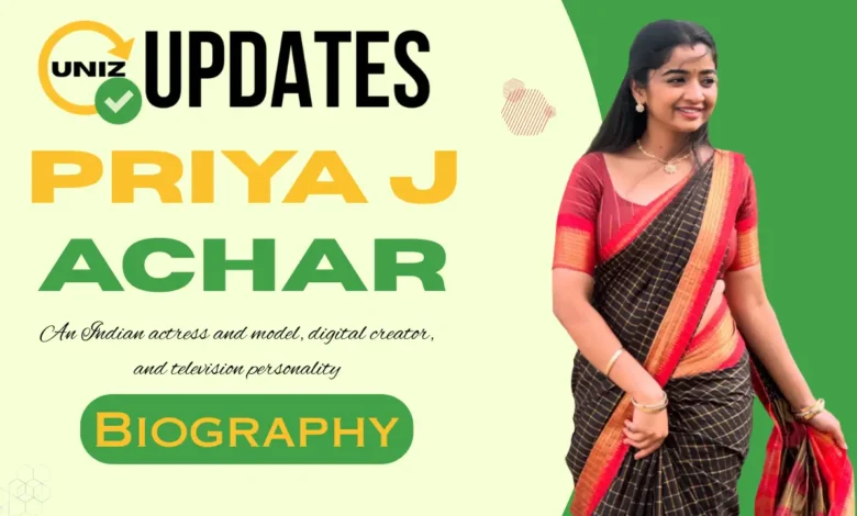 Priya J Achar Age